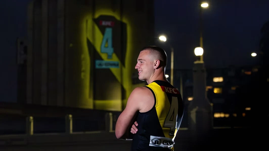 Sam Lalor will wear the iconic number 4 guernsey for Richmond in 2026